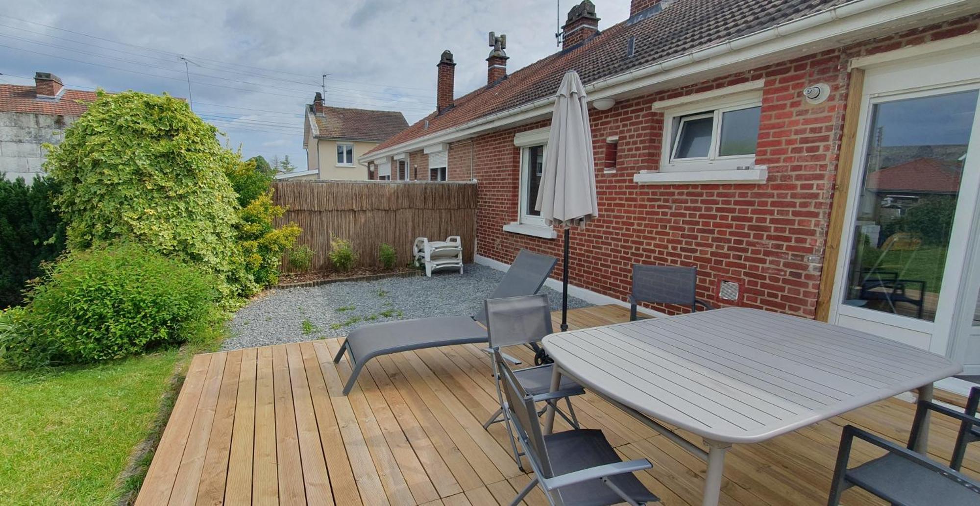 Maison Confortable, Terrasse Et Jardin A Amiens Exteriér fotografie